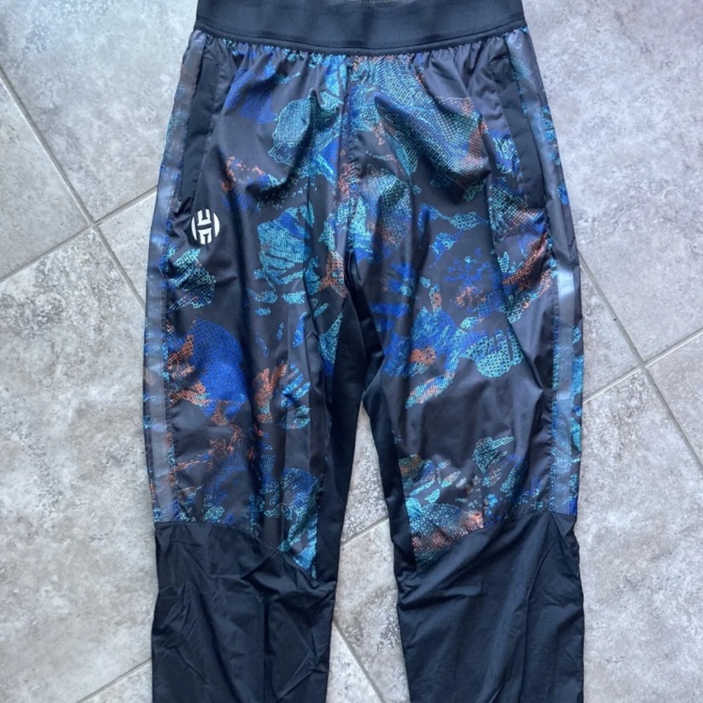 adidas Men's Size L Black Basketball Harden NXT Pants $80 NWT #GH6694 NEW NBA